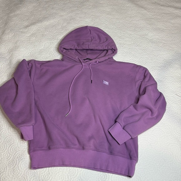 Acne Purple hoodie Cozy Cotton - Picture 9 of 9